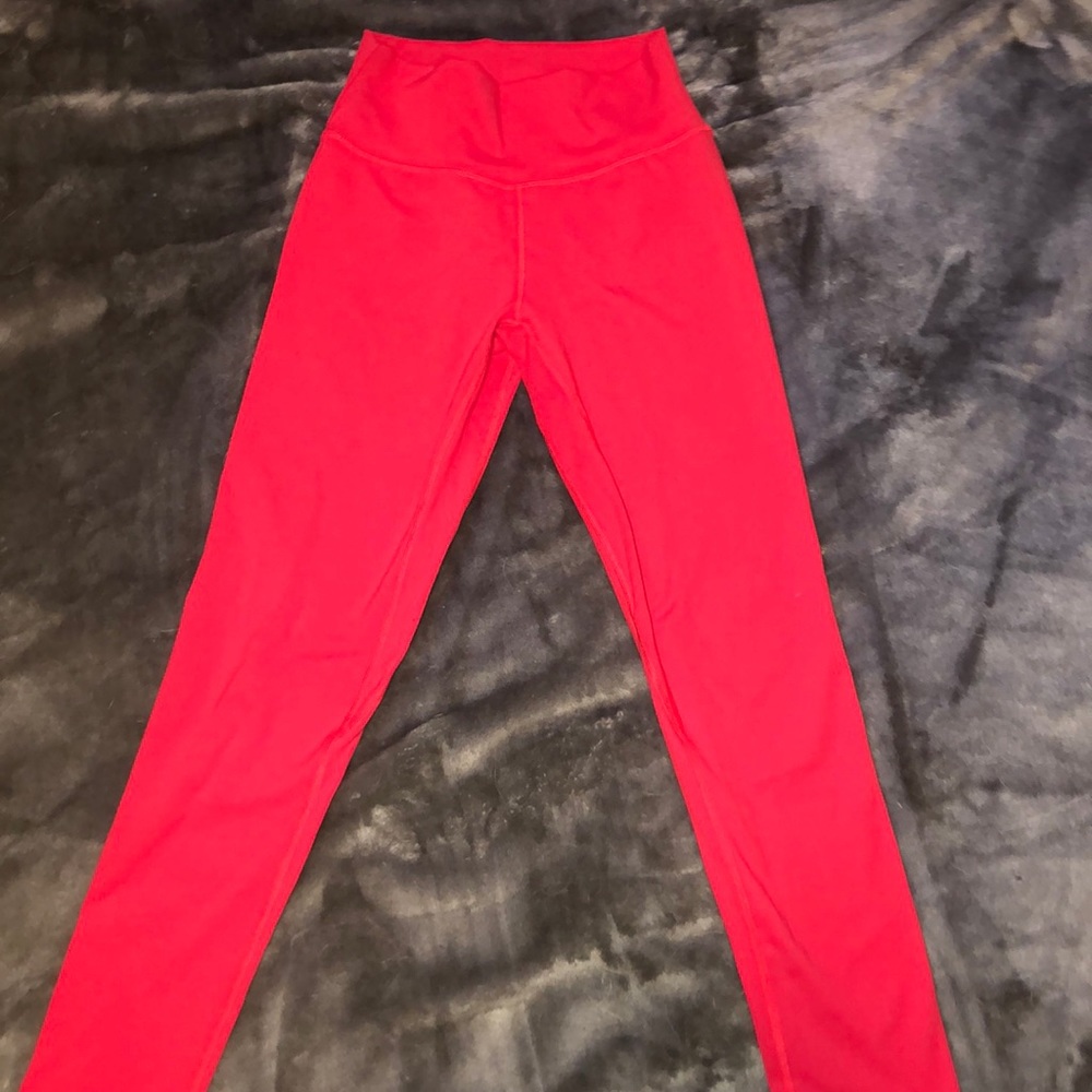 P'tula High-Waist Red Leggings